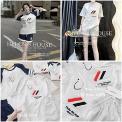 BỘ ĐÙI THOM THÊU CHÓ XÙ CHẠY SỌC