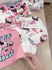 - SET 3 BỘ ĐÙI BÉ GÁI LEN TĂM 2S MICKEY MINNE CUPID