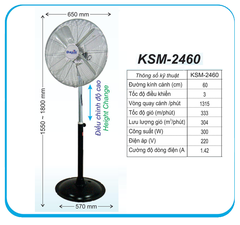 QUẠT ĐỨNG CÔNG NGHIỆP KSM-2460