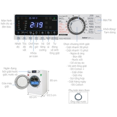 Máy giăt cửa trước Panasonic 9 kg NA-V90FG1WVT