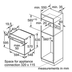 Lò nướng âm Bosch HBA5570S0B