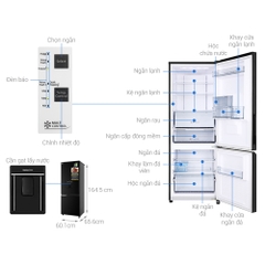 Tủ lạnh Panasonic inverter 290 lít NR-BV320WKVN