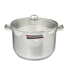 Nồi inox 3 đáy nắp kiếng 32cm Happycook NC-32G