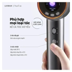 Máy Sấy Tóc Ion Âm Halio Hypersonic Hair Dryer