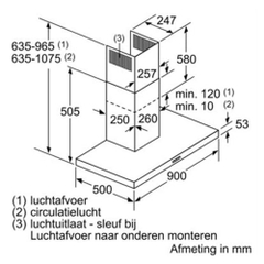 Máy hút mùi gắn tường Bosch DWB97IM50