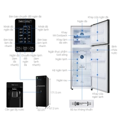 Tủ lạnh Samsung inverter 319 lít RT32K5932BU/SV