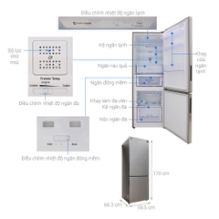 Tủ lạnh Samsung inverter 310 lít RB30N4010S8/SV