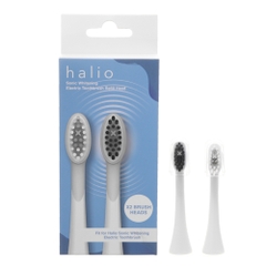 Bộ 2 đầu bàn chải điện Halio Sonic Whitening Electric Toothbrush
