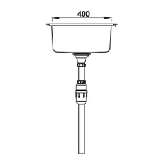 Bồn rửa chén inox Hafele HS20-SSN2S90L/ 567.20.546