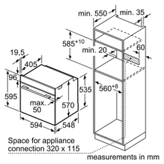 Lò nướng âm Bosch HBS534BS0B