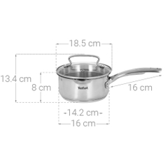 Bộ 3 nồi inox Tefal Duetto Plus 16/20/24 G719S674