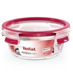 Hộp thủy tinh tròn Tefal Masterseal Glass N1040312 600ml Đỏ