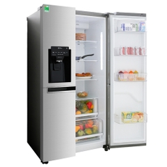 Tủ lạnh side by side LG inverter 601 lít GR-D247JDS