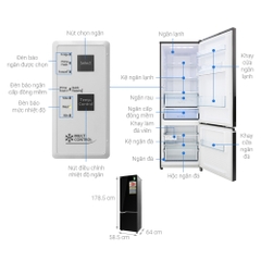 Tủ lạnh Panasonic inverter 320 lít NR-BV360GKVN