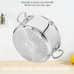 Nồi inox thân cao Tefal Duetto Plus