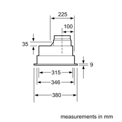 Máy hút mùi âm tủ Bosch DHL755BL