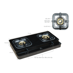 Bếp gas đôi ELectrolux ETG728GKR