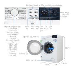 Máy giặt cửa trước Electrolux 10 kg EWF1024BDWA