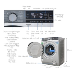 Máy giặt cửa trước Electrolux 11 kg EWF1141AESA