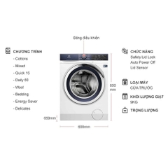 Máy giặt cửa trước Electrolux 9 kg EWF9023BDWA