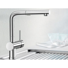 Vòi rửa bát Blanco Linus-s màu Chrome-565.68.250