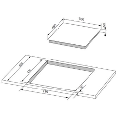 Bếp từ 2 vùng nấu Hafele HC-IS772EA/535.02.222