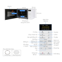 Lò vi sóng Panasonic NN-ST25JWYUE