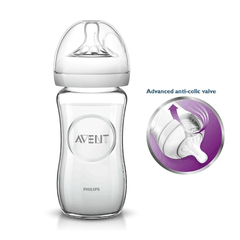 Bình sữa thủy tinh 240ml Philips Avent SCF673/13