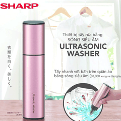 Máy giặt mini dùng sóng siêu âm Sharp UW-A1V-P
