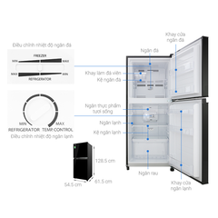 Tủ lạnh Toshiba inverter 180 lít GR-B22VU(UKG)