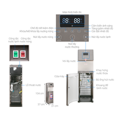 Cây nước nóng lạnh Toshiba RWF-W1830UVBV(T)