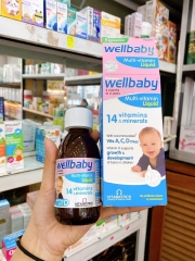 Vitamin tổng hợp Wellbaby Vitabiotics Anh Quốc 150ml