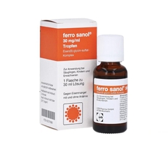 Sắt dạng giọt Ferro Sanol 30mg/30ml