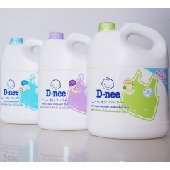 Nước giặt xả vải Dnee 3000ml màu xanh, tím, hồng