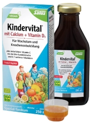 Siro Kindervital  Đức bổ sung Canxi và Vitamin D3