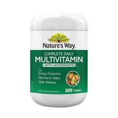 Vitamin tổng hợp Nature’s Way Complete Daily Multivitamin 200 Viên tích hợp cả tảo xoắn