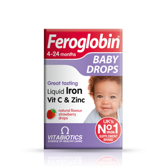 Feroglobin Baby Drops Liquid Iron- Bổ sung Sắt, Kẽm và vitamin C cho trẻ từ 4-24 tháng