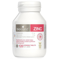 Kẽm Bioisland Zinc Bổ Sung Cho Trẻ 120 Viên