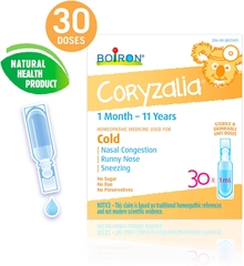 BOIRON Coryzalia Cold - Muối uống vi lượng đồng căn cho bé 30ml