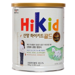 Sữa Hikid Dê Hàn Quốc cho bé 1-9 tuổi 700g