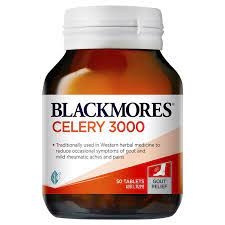 Blackmores celery 3000 - Úc - Phòng ngừa Gout  và viêm khớp