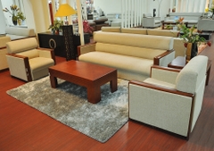 Bộ sofa gỗ nỉ Bộ sofa gỗ nỉ