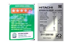 Tủ lạnh Hitachi Inverter 390 lít R-FVY510PGV0 GBK