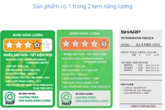 Tủ lạnh Sharp Inverter 165 lít SJ-X196E-DSS