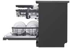 Máy rửa bát LG TrueSteam™ màu đen LDT14BLA4