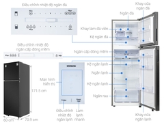 Tủ lạnh Samsung Inverter 348 lít RT35CG5424B1SV