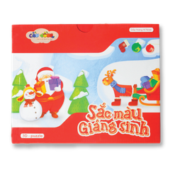 Bộ ghép hình 3D - Sắc màu giáng sinh