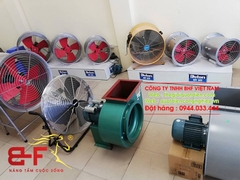 Quạt ly tâm hút khói bếp Deton (0.75KW/380V) 11-62-2.8A