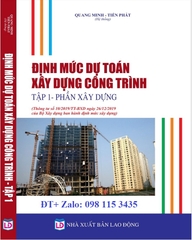 SÁCH ĐỊNH MỨC XÂY DỰNG THEO THÔNG TƯ 10 BỘ XÂY DỰNG