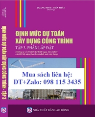 SÁCH ĐỊNH MỨC XÂY DỰNG THEO THÔNG TƯ 10 BỘ XÂY DỰNG